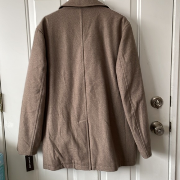 BNWT Tan Michael Kors Wool Pea Coat Size M - Picture 4 of 6